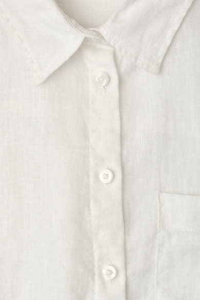 Chemise à manches courtes - blanc