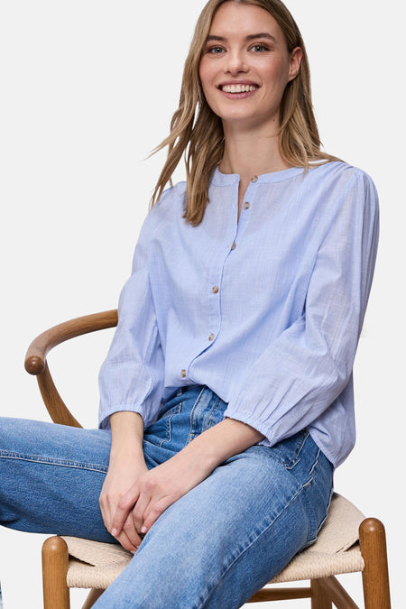 Hemd (lange mouwen) blauw - STREET ONE