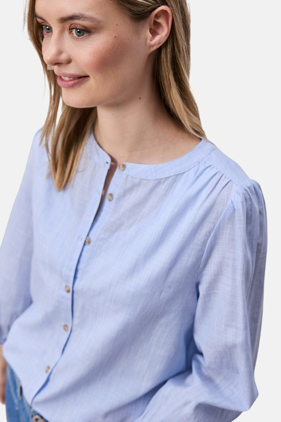 Hemd (lange mouwen) blauw - STREET ONE