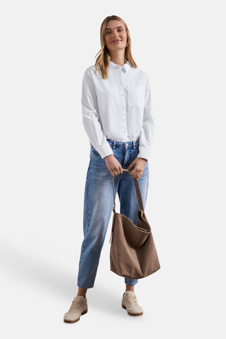 Chemise à manches longues - blanc