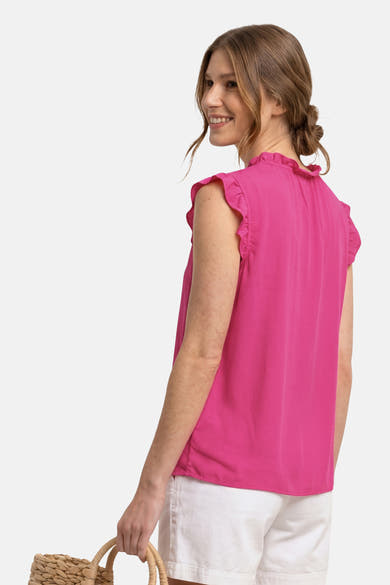 Blouse (zonder mouwen) roze - STREET ONE