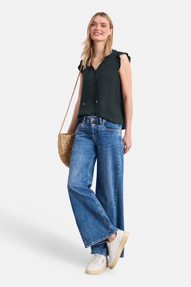 Blouse (zonder mouwen) groen - STREET ONE