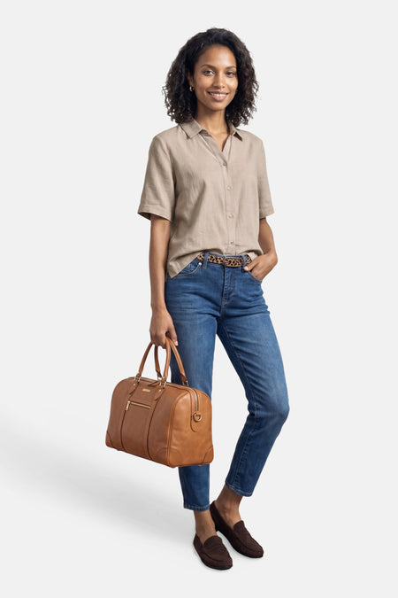 Chemisier (manches courtes) beige - STREET ONE