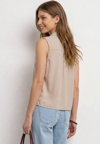 Chemisier (sans manches) beige - STREET ONE