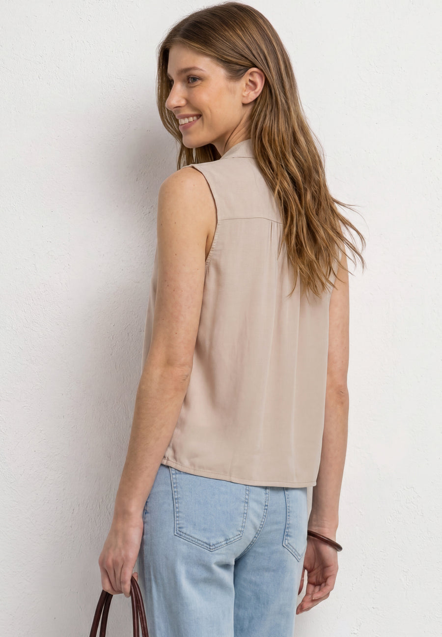 Chemisier (sans manches) beige - STREET ONE