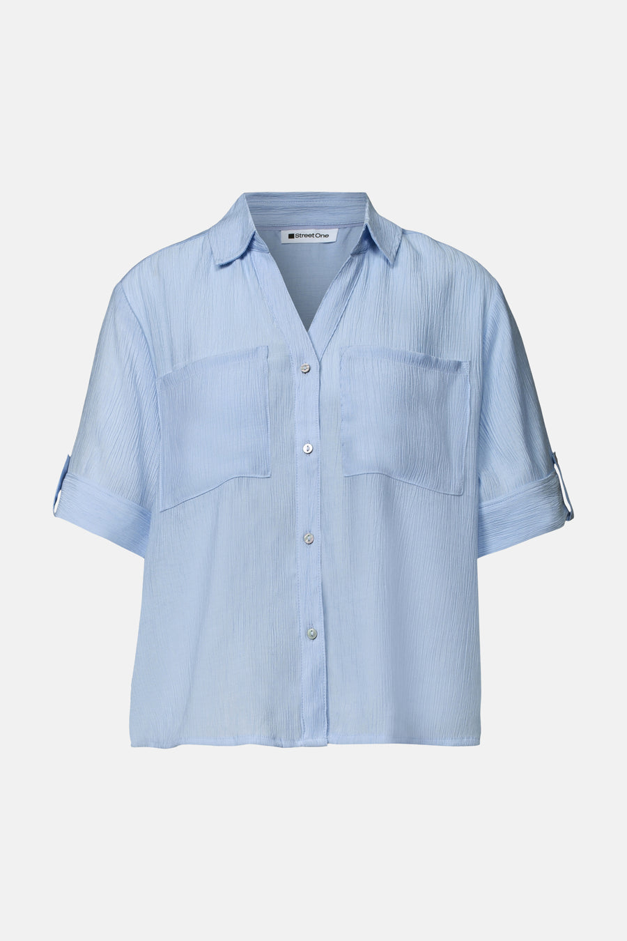 Hemd (korte mouwen) blauw - STREET ONE