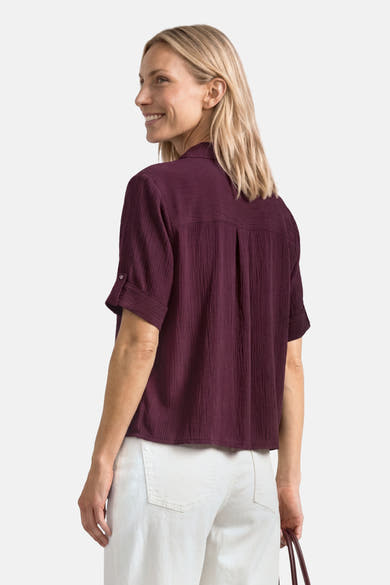 Hemd (korte mouwen) rood - STREET ONE