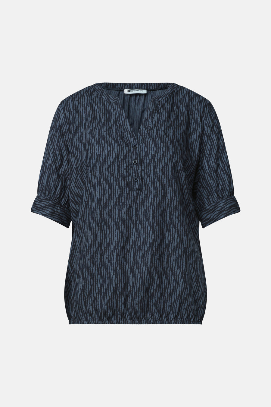 Chemisier (manches courtes) bleu - STREET ONE