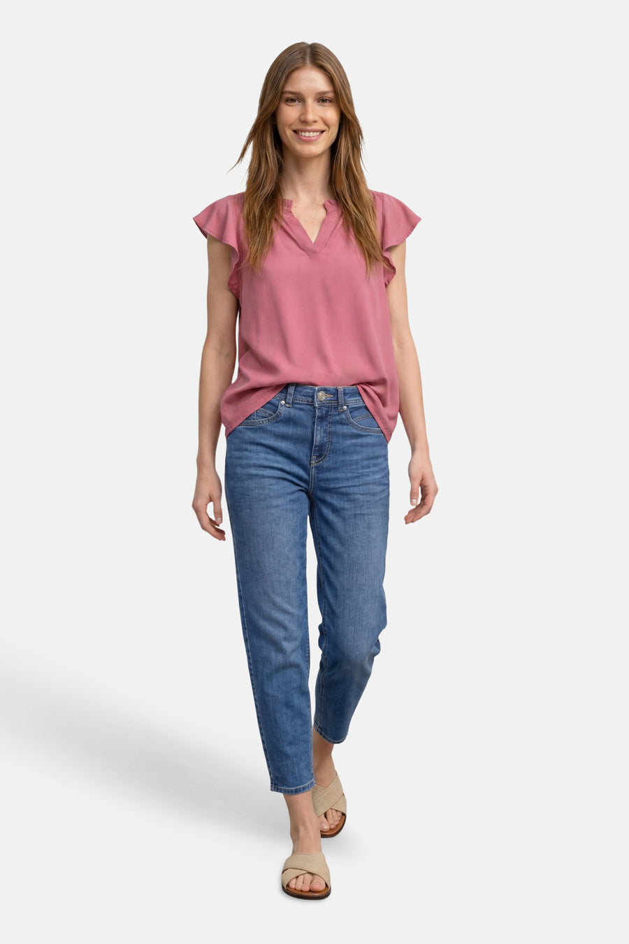 Blouse sans manches - rose