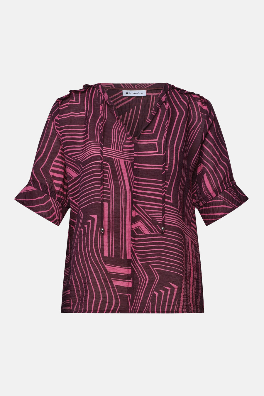Chemisier (manches courtes) rose - STREET ONE