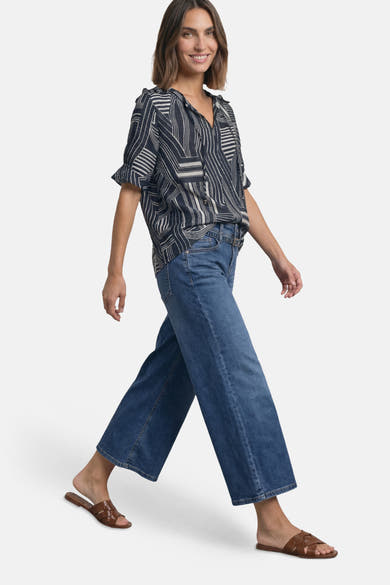 Chemisier (manches courtes) bleu - STREET ONE