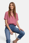 Chemisier (manches courtes) rose - STREET ONE