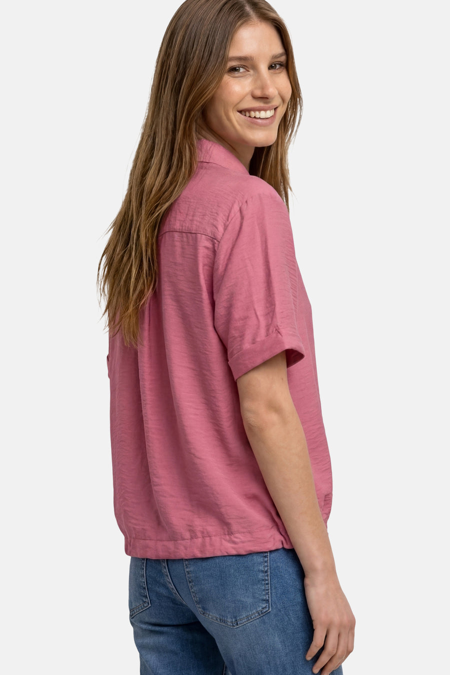 Chemisier (manches courtes) rose - STREET ONE