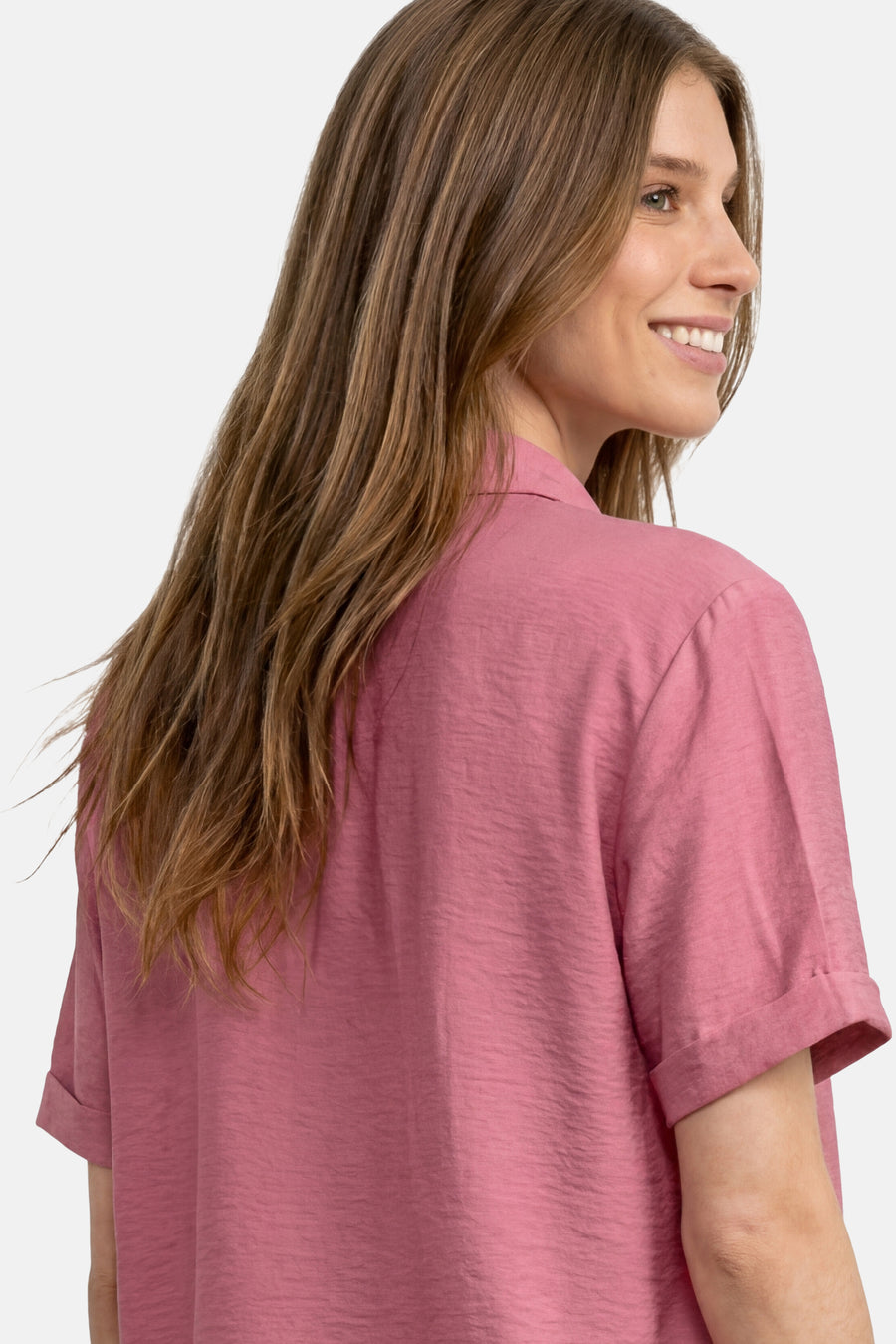 Chemisier (manches courtes) rose - STREET ONE