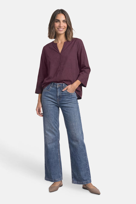Blouse 3/4 rood - STREET ONE