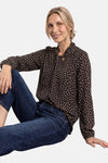 Blouse (lange mouwen) bruin - STREET ONE