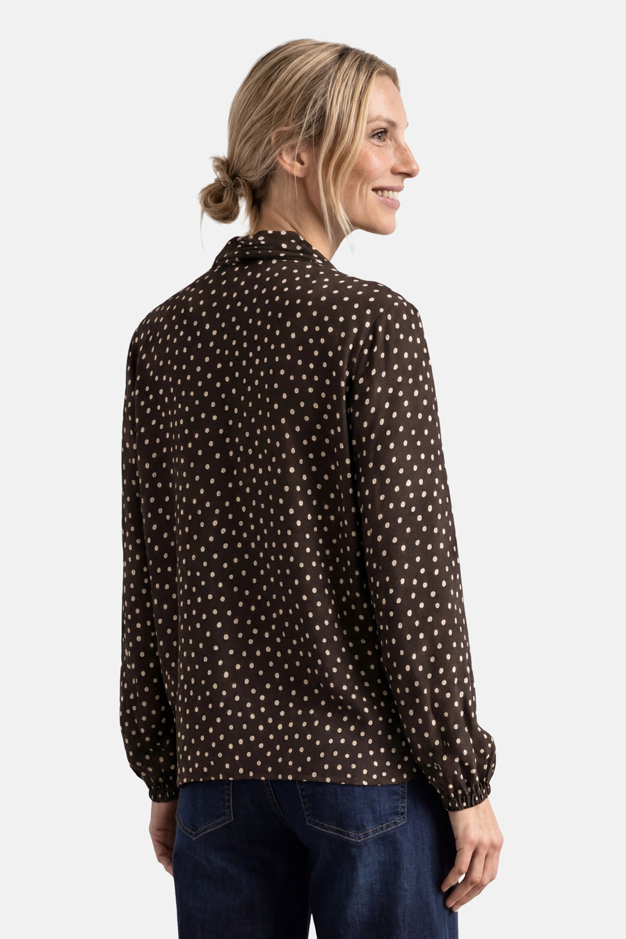 Blouse (lange mouwen) bruin - STREET ONE