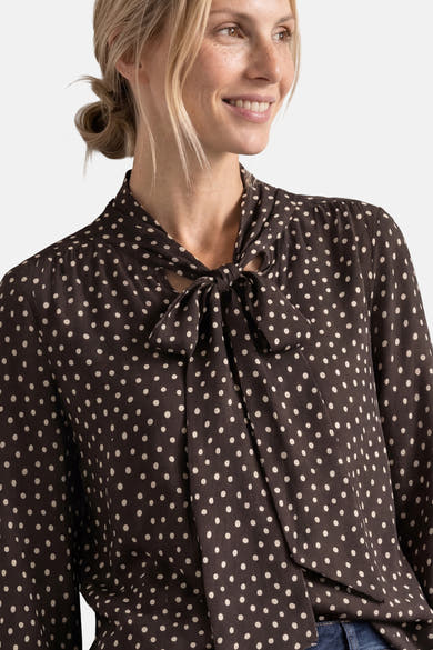 Blouse (lange mouwen) bruin - STREET ONE
