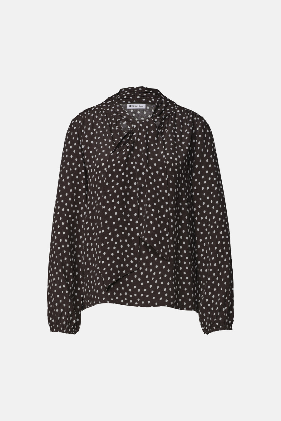 Blouse (lange mouwen) bruin - STREET ONE