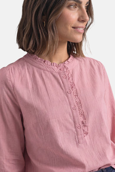 Blouse (lange mouwen) roze - STREET ONE