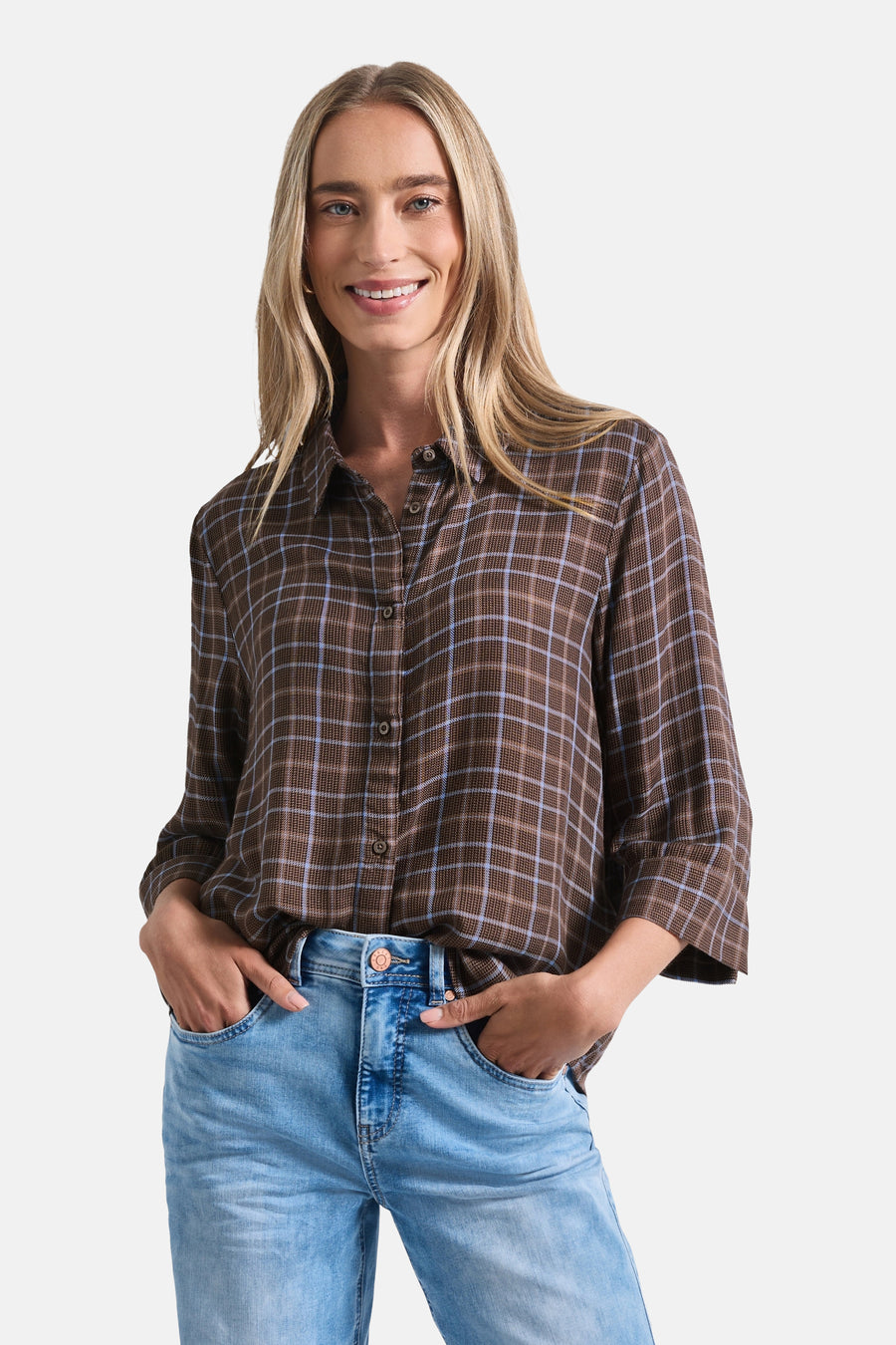 Blouse met 3/4 mouw - multicolor