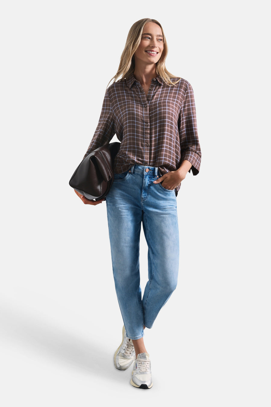 Blouse met 3/4 mouw - multicolor