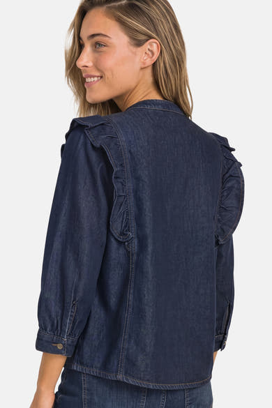 Hemd (lange mouwen) blauw - STREET ONE
