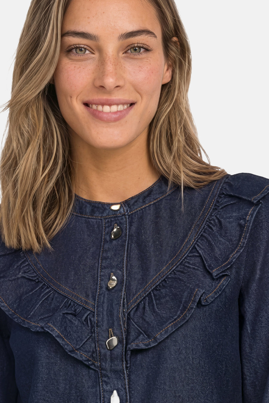 Hemd (lange mouwen) blauw - STREET ONE