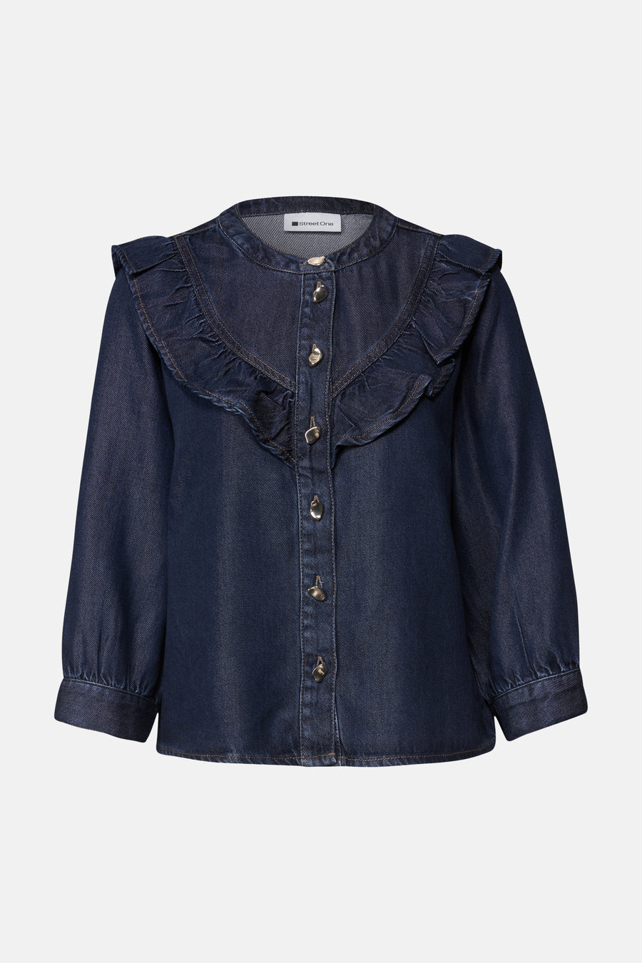 Hemd (lange mouwen) blauw - STREET ONE