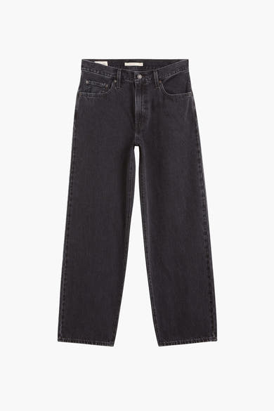 Jean droit en denim gris foncé de Levi's®, coupe ample.