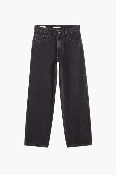 Jean droit en denim gris foncé de Levi's®, coupe ample.