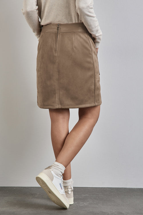 Rok (kort) Beige - STREET ONE