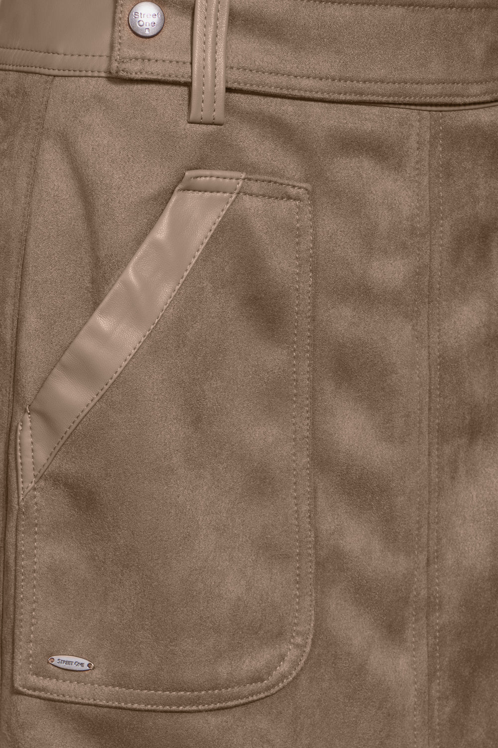 Jupe courte Beige - STREET ONE