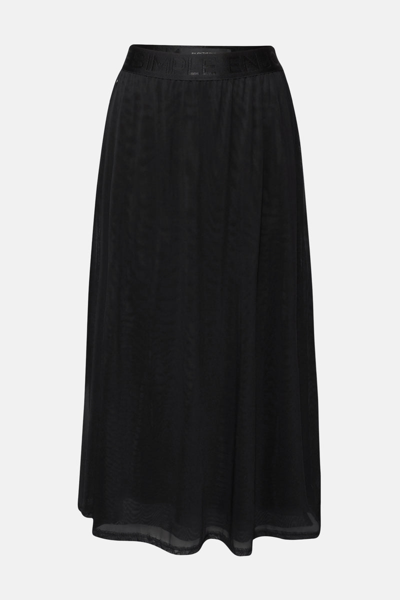 Rok (lang) zwart - STREET ONE