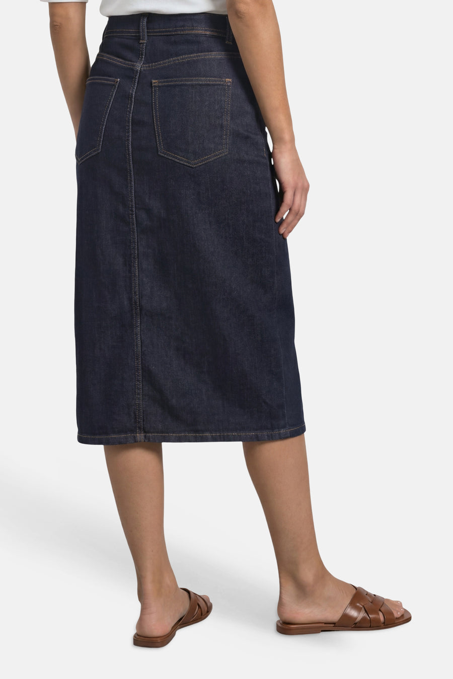 Dames tops rok casual dark blue denim - STREET ONE
