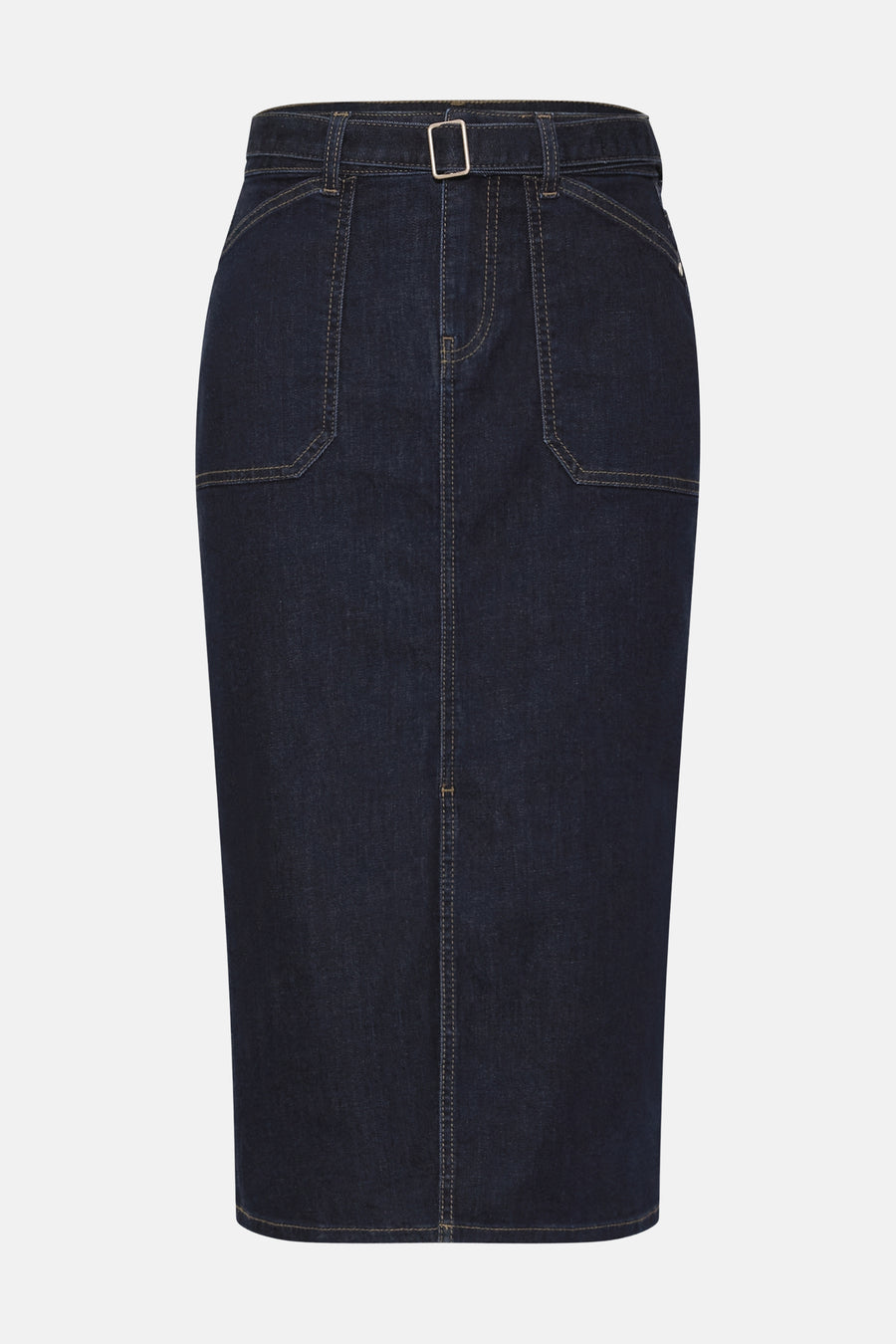 Dames tops rok casual dark blue denim - STREET ONE