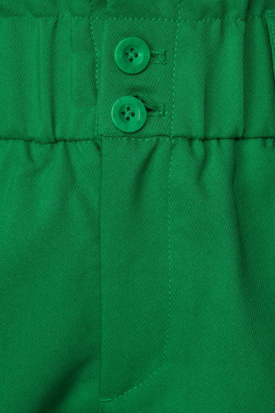 Pantalon color&eacute; - vert