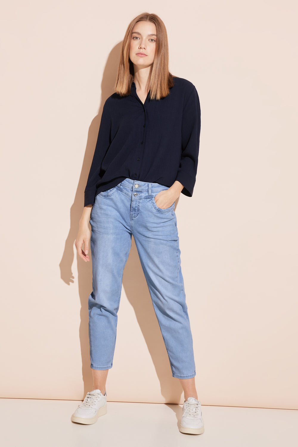 Mom jeans LIGHT BLUE DENIM - STREET ONE