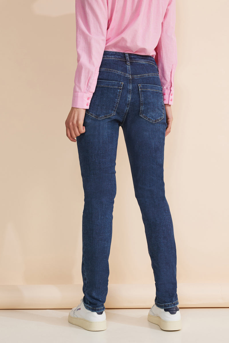 Dames jeans jeans divers mid blue denim - STREET ONE - STREET ONE - 4