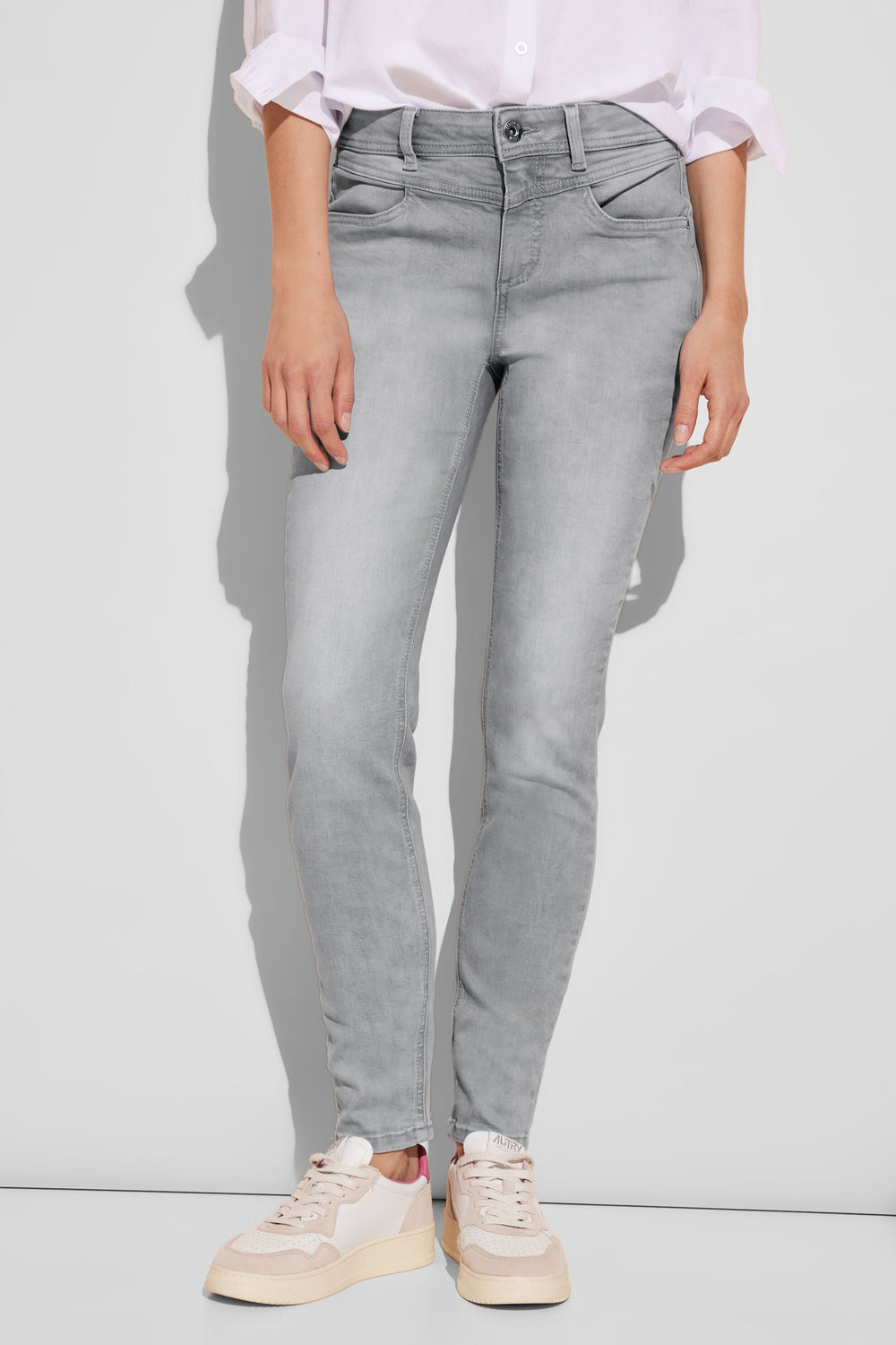 Jean slim LIGHT GREY DENIM - STREET ONE