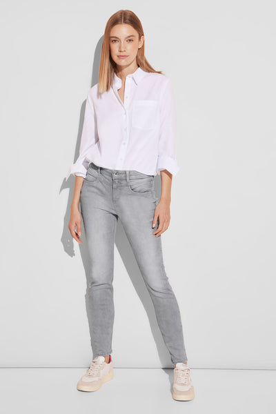 Jean slim LIGHT GREY DENIM - STREET ONE