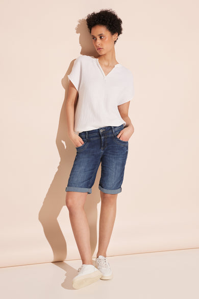 Bermuda DARK BLUE DENIM - STREET ONE