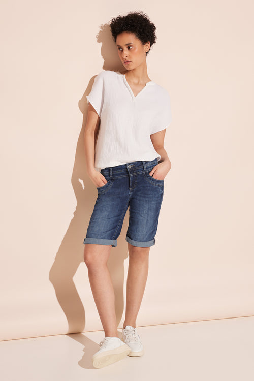 Bermuda DARK BLUE DENIM - STREET ONE