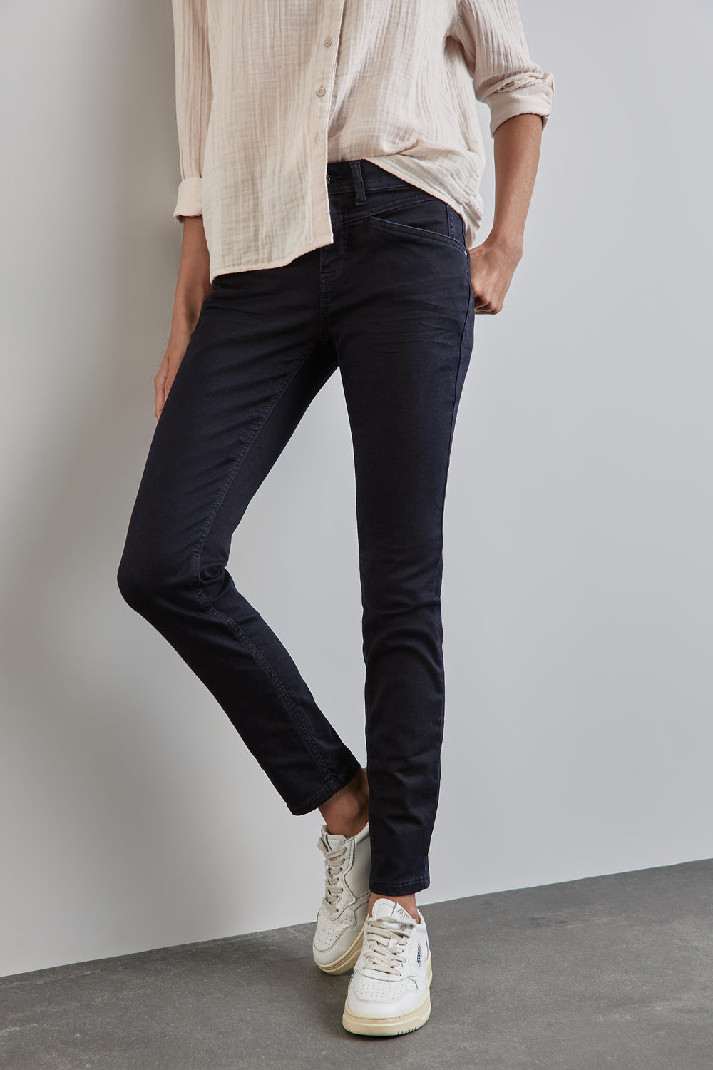 Jean slim DARK BLUE DENIM - STREET ONE
