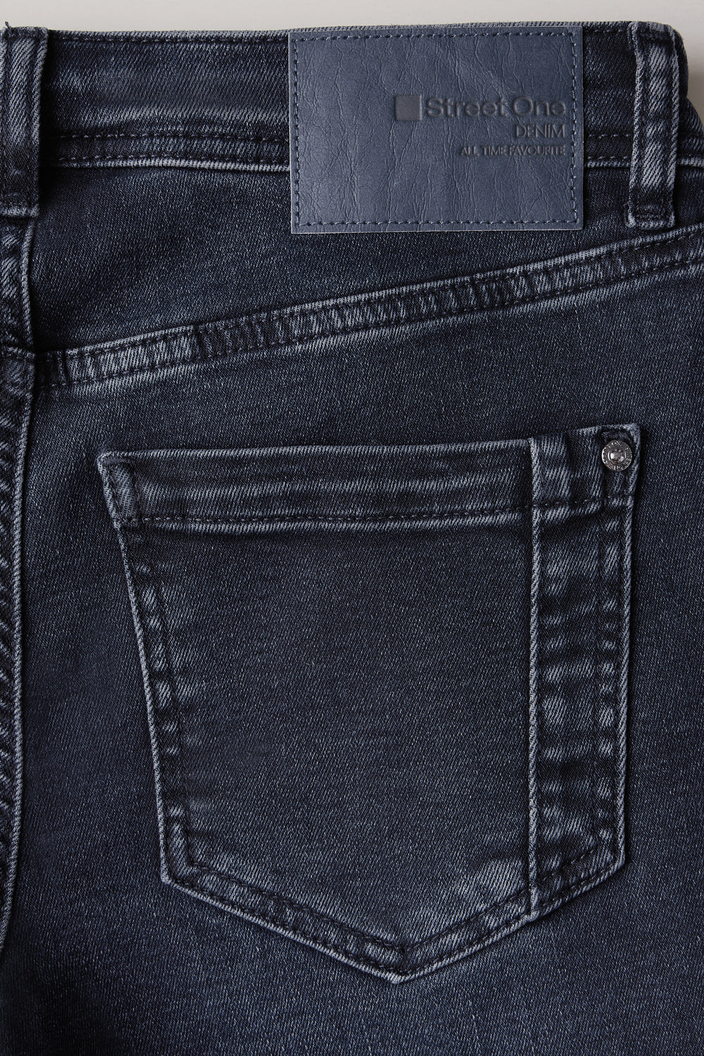 Jeans slim BLUE BLACK DENIM - STREET ONE