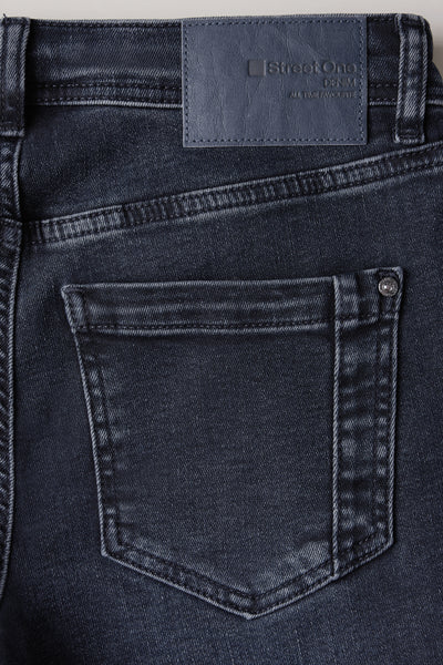 Jeans slim BLUE BLACK DENIM - STREET ONE