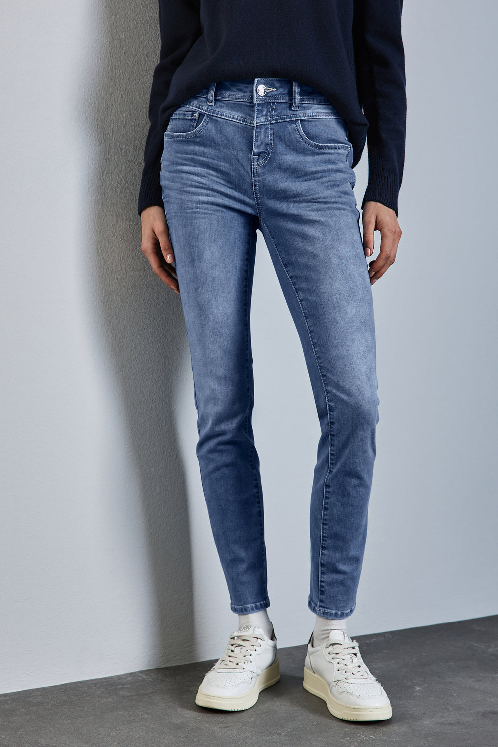 Jeans slim LIGHT BLUE DENIM - STREET ONE