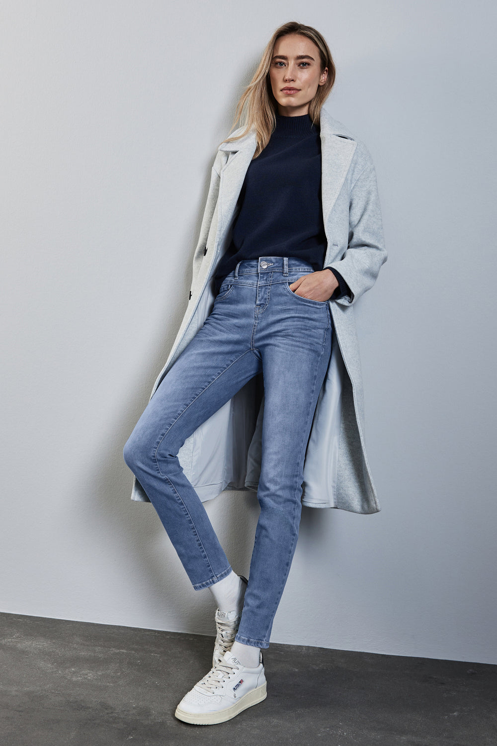 Jeans slim LIGHT BLUE DENIM - STREET ONE