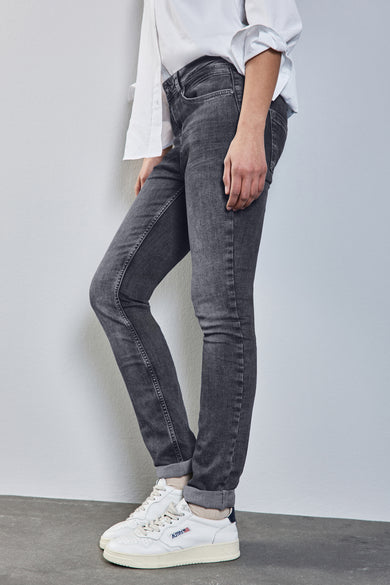 Jean slim mid grey denim - STREET ONE