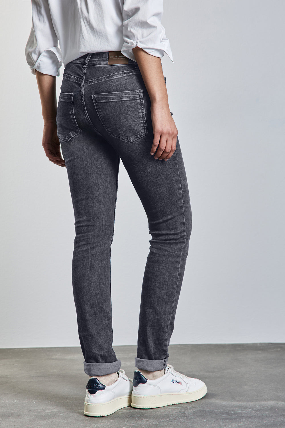 Jeans slim MID GREY DENIM - STREET ONE